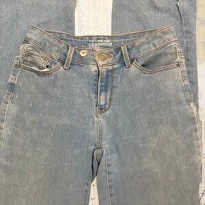 mid rise bootcut jeans